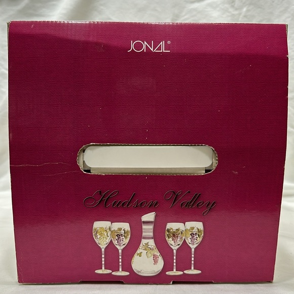 Wine Carafe & wine goblets set - Picture 14 of 15